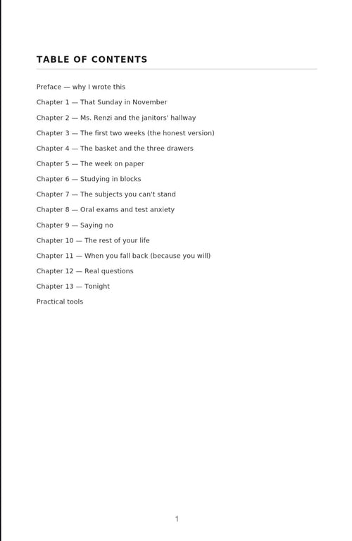 Preview 1 of the ebook 'How I Stopped Wasting Time' content