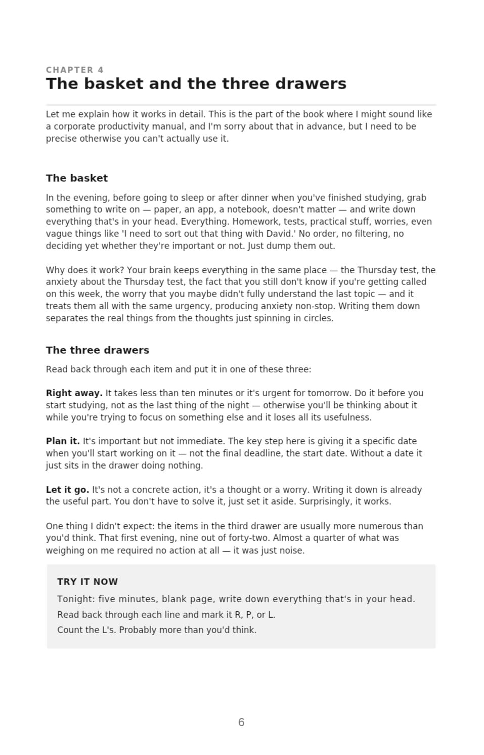 Preview 2 of the ebook 'How I Stopped Wasting Time' content