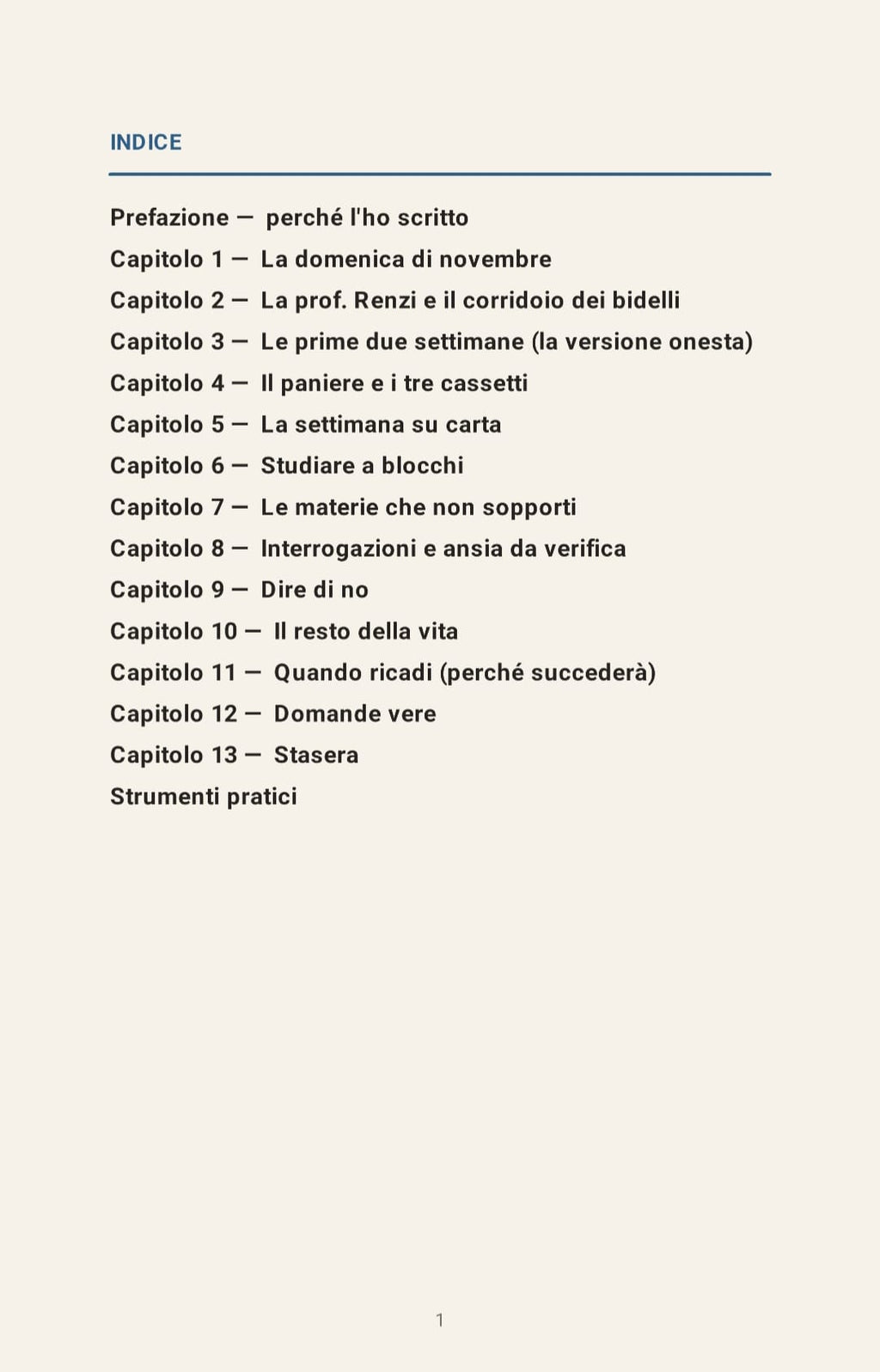 Anteprima 1 dei contenuti interni dell'ebook 'Come ho smesso di correre dietro al tempo'