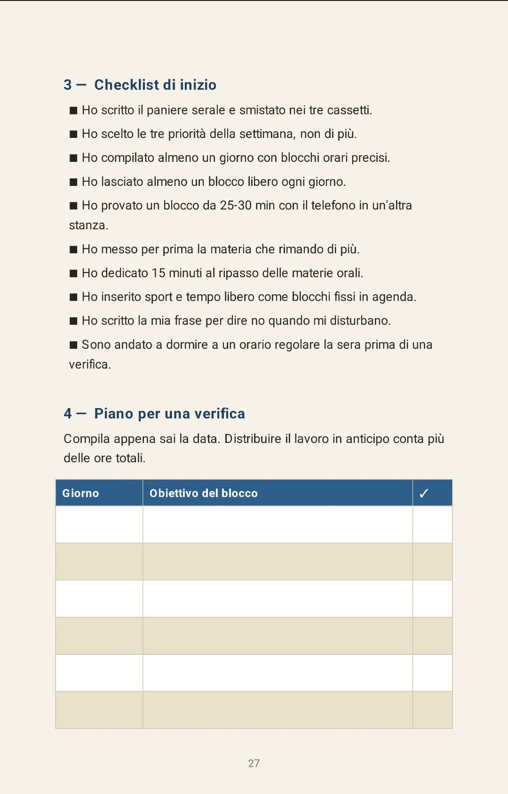 Anteprima 4 dei contenuti interni dell'ebook 'Come ho smesso di correre dietro al tempo'